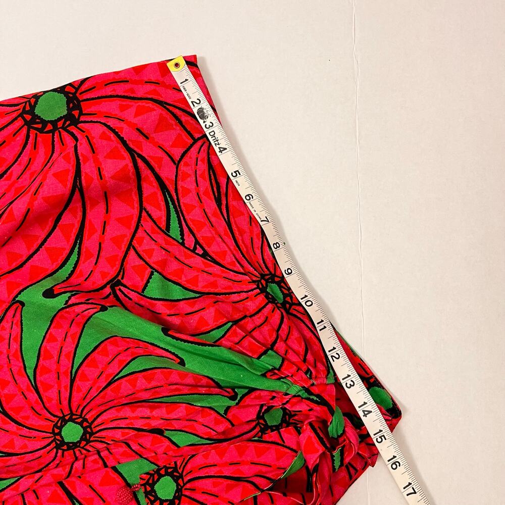 FARM Rio Red and Green Floral Midi Skirt - Picture 14 of 15